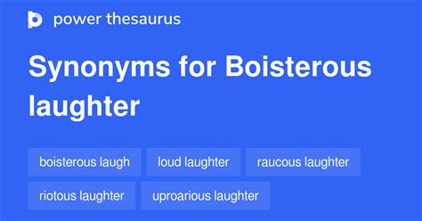 thesaurus laughter